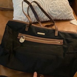 Michael Kors nylon leather tote